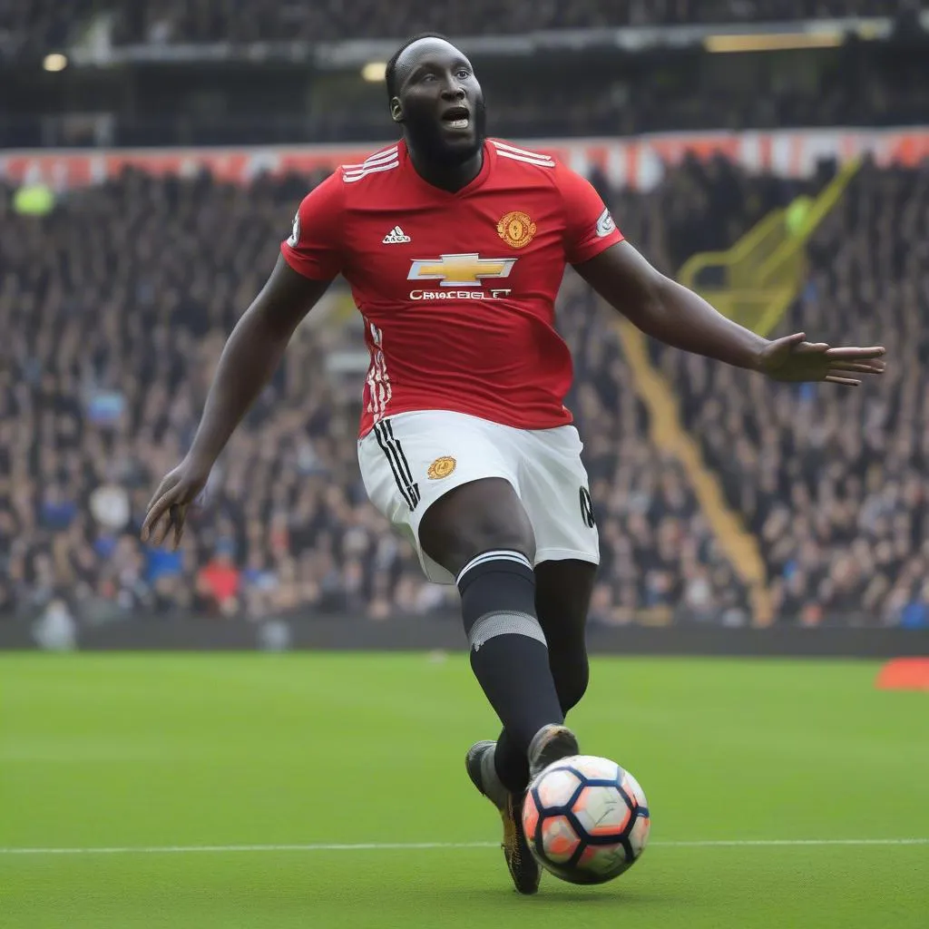 Romelu Lukaku tỏa sáng trong trận đấu MU vs Newcastle 2017