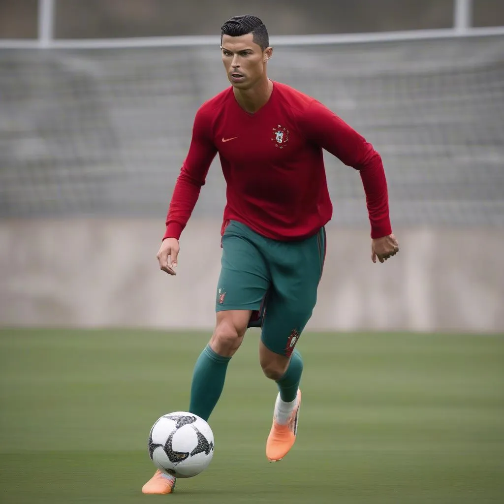 Ronaldo training