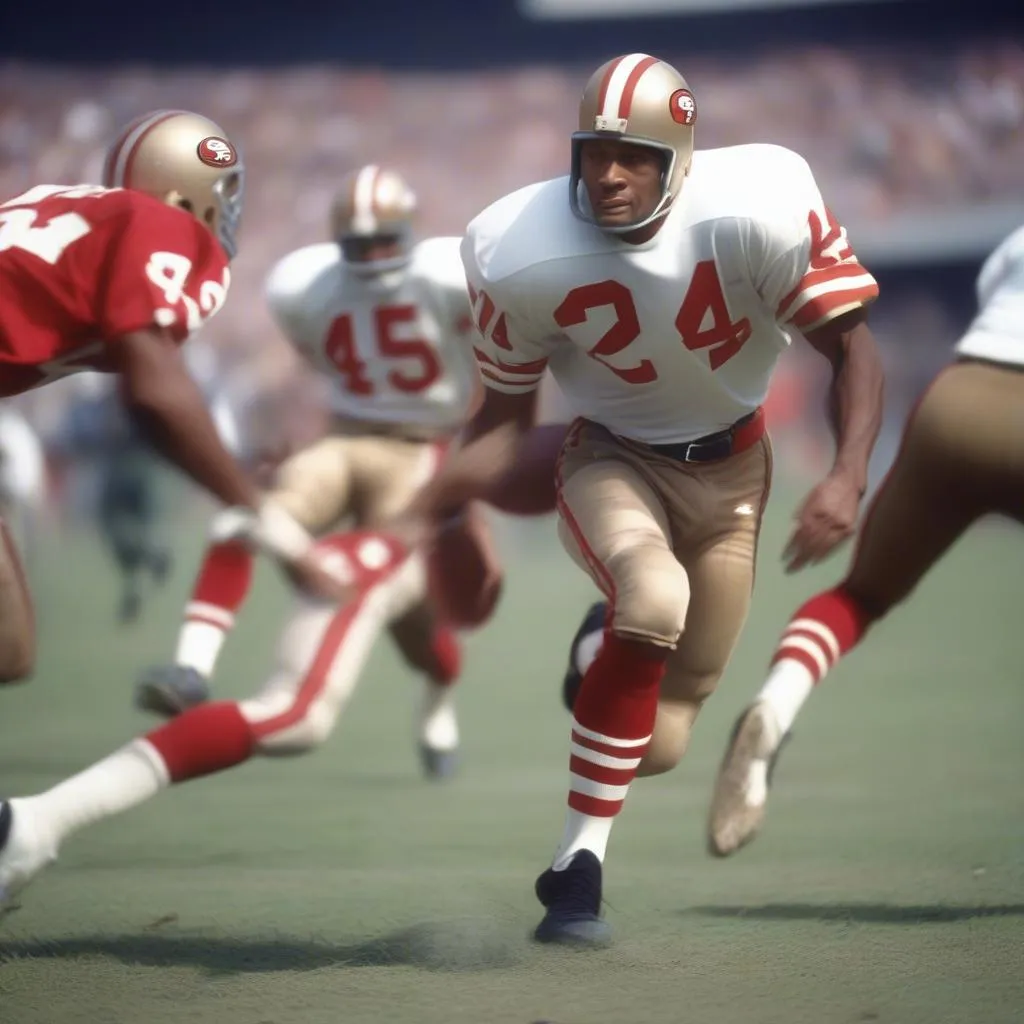 Ronnie Lott chơi bóng cho San Francisco 49ers