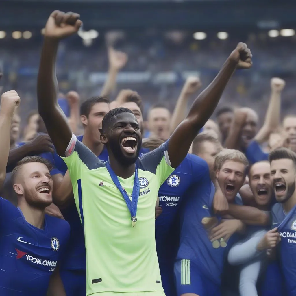 Rüdiger FIFA 17 Celebrating