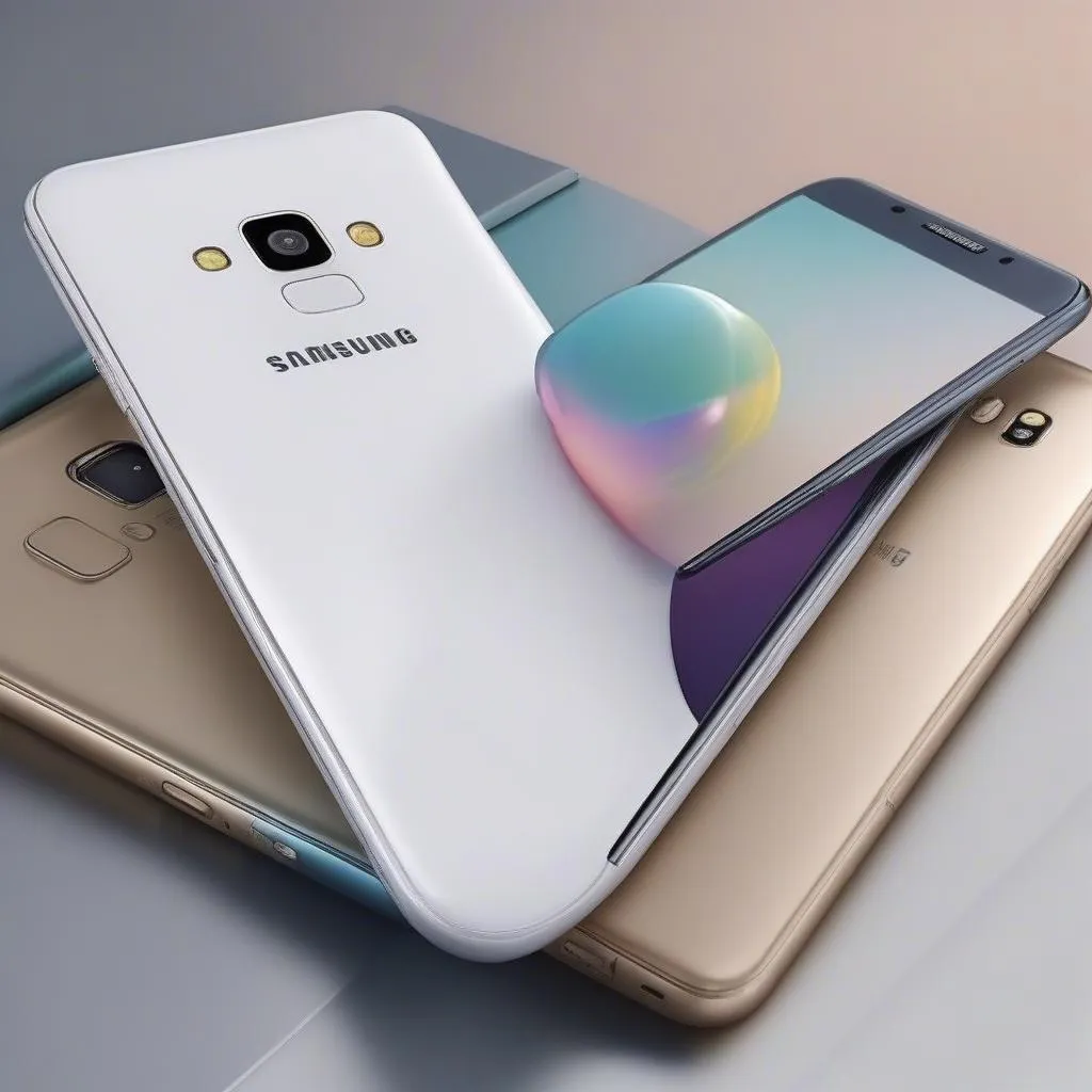 Màn hình sắc nét của Samsung Galaxy A8 Hàn Quốc