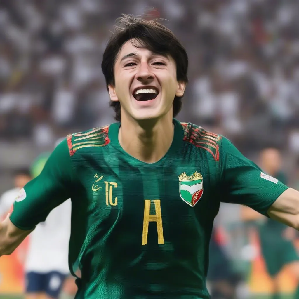 Sardar Azmoun Ghi Bàn