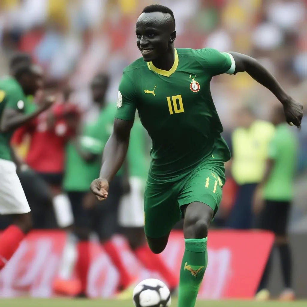 Pha ghi bàn ấn tượng của Sadio Mané trong trận Senegal vs Tanzania