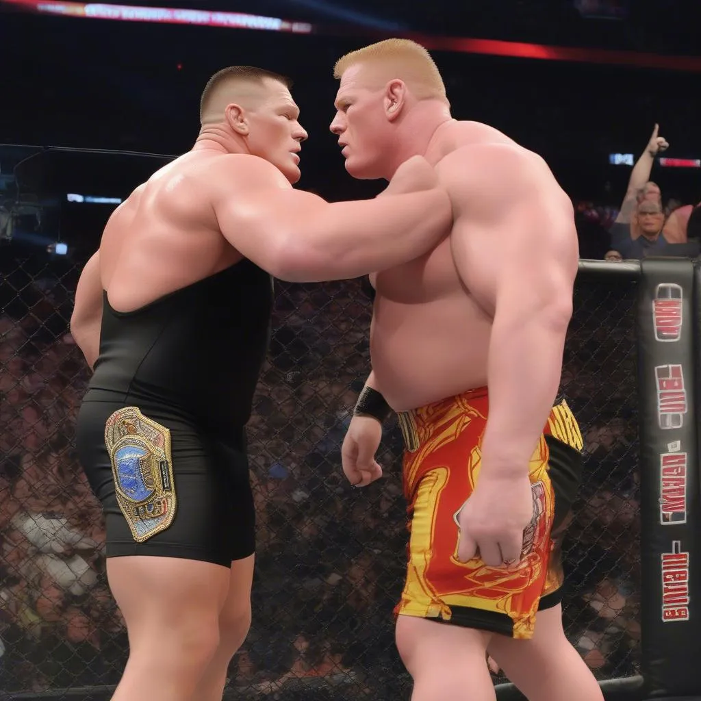 John Cena và Brock Lesnar: Một trận chiến đầy kịch tính