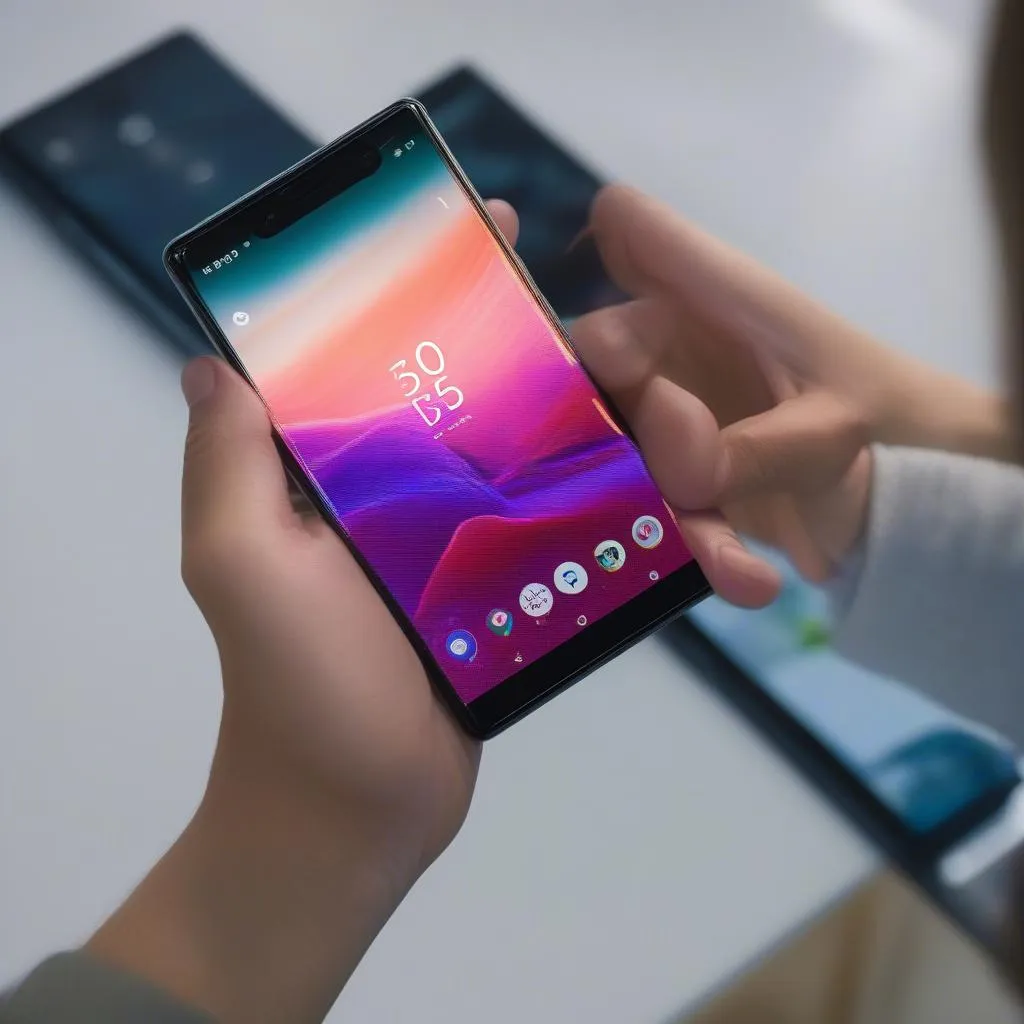 sony xperia xz3 man hinh