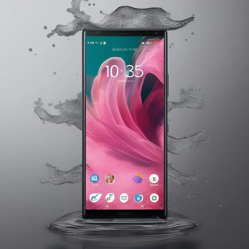 sony xperia xz3 mau den