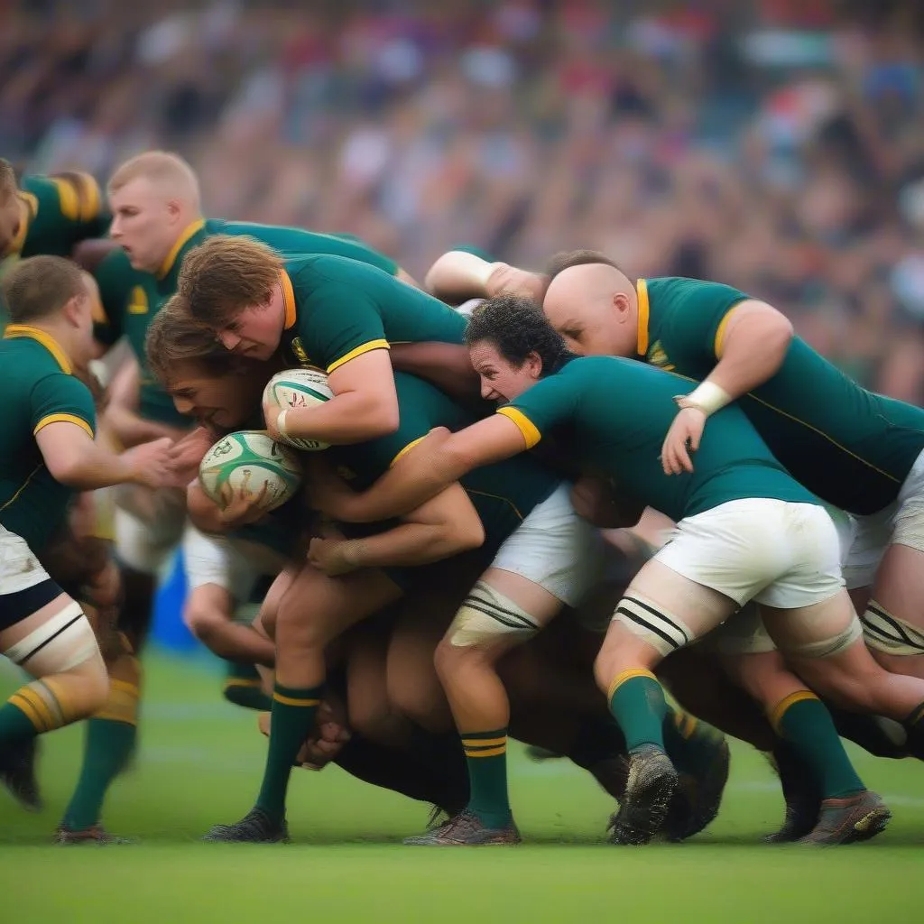 South Africa Rugby Team: The &quot;Springboks&quot; in Action