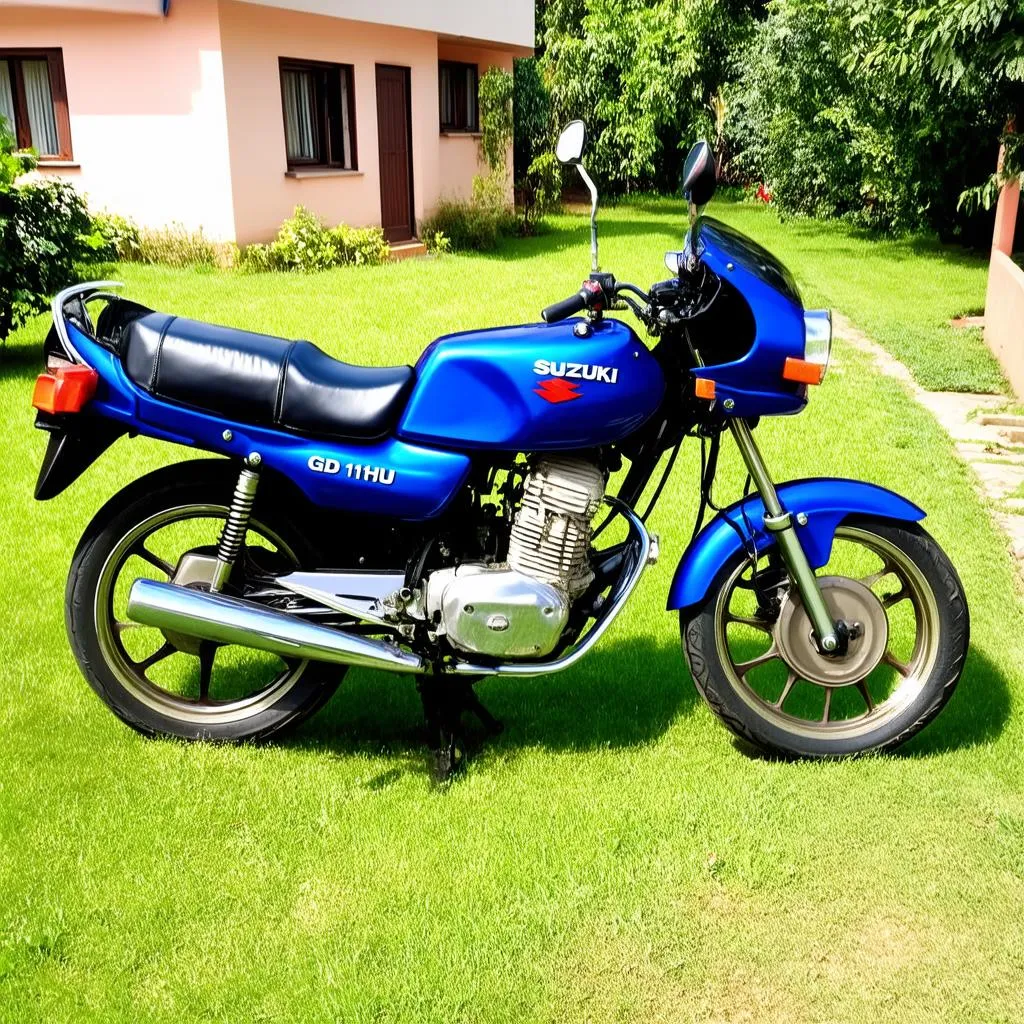 Suzuki GD110HU màu xanh