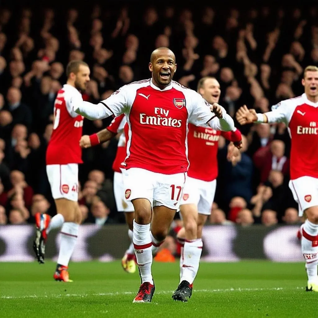 Thierry Henry Arsenal Carling Cup 2007