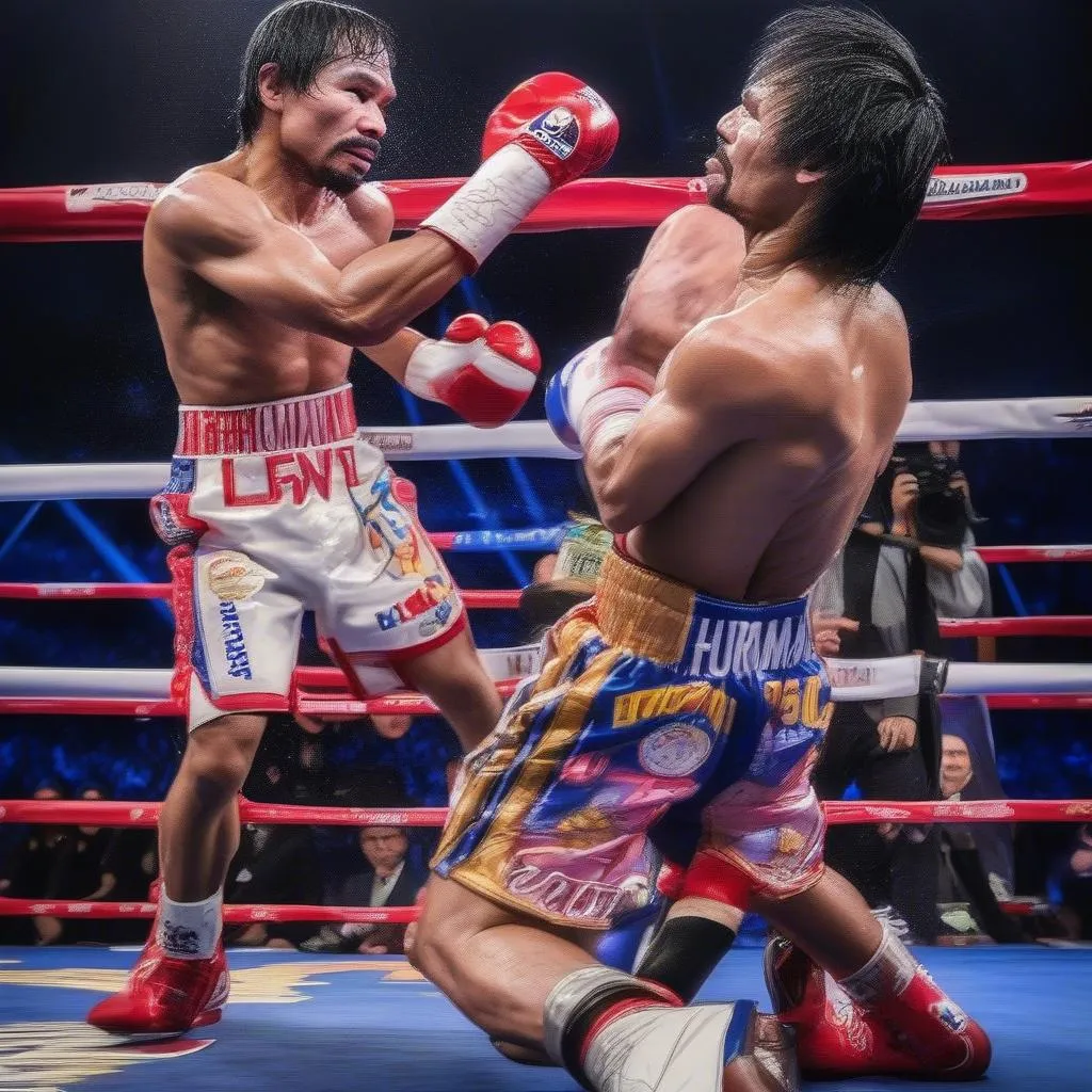 Thurman vs Pacquiao: Những khoảnh khắc đáng nhớ tại Las Vegas