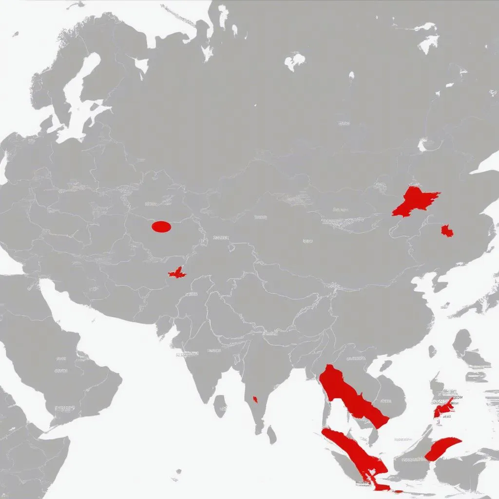 Tô sáng Việt Nam trên MapChart.net