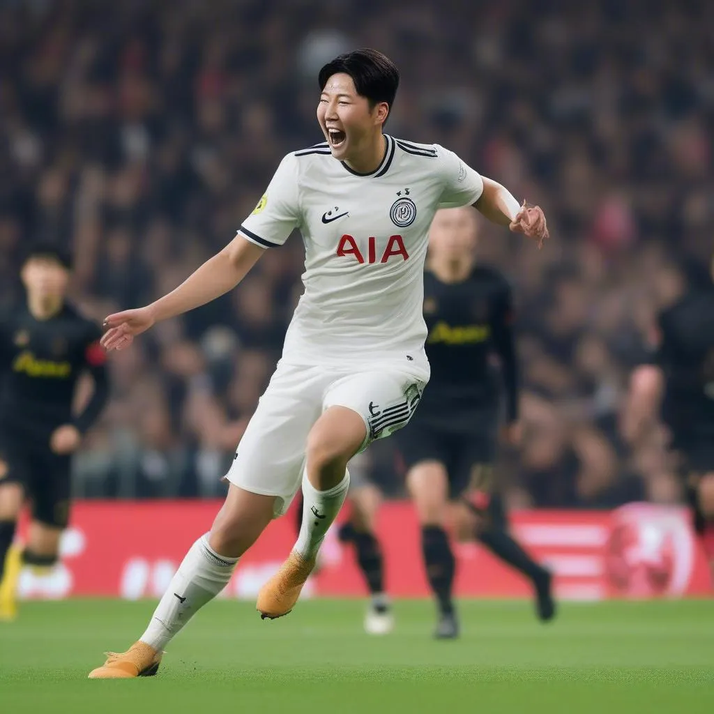 Pha bóng siêu phẩm của Son Heung-min trong trận Tottenham vs Ajax