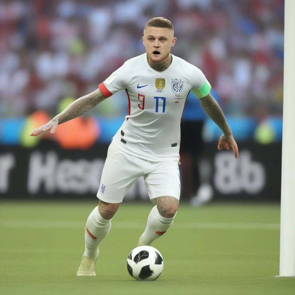 Pha sút phạt trực tiếp của Kieran Trippier