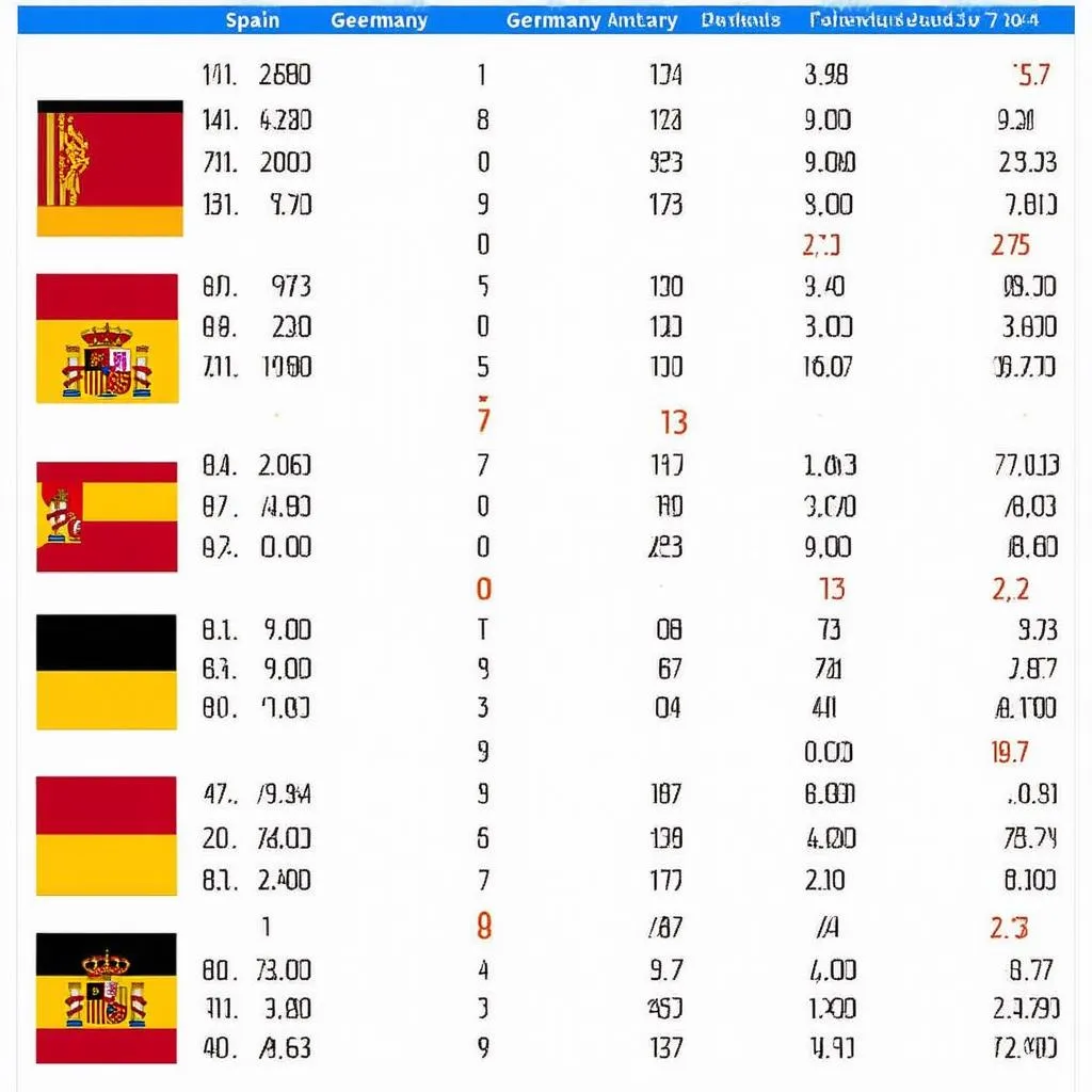 tỷ lệ kèo tây ban nha vs đức