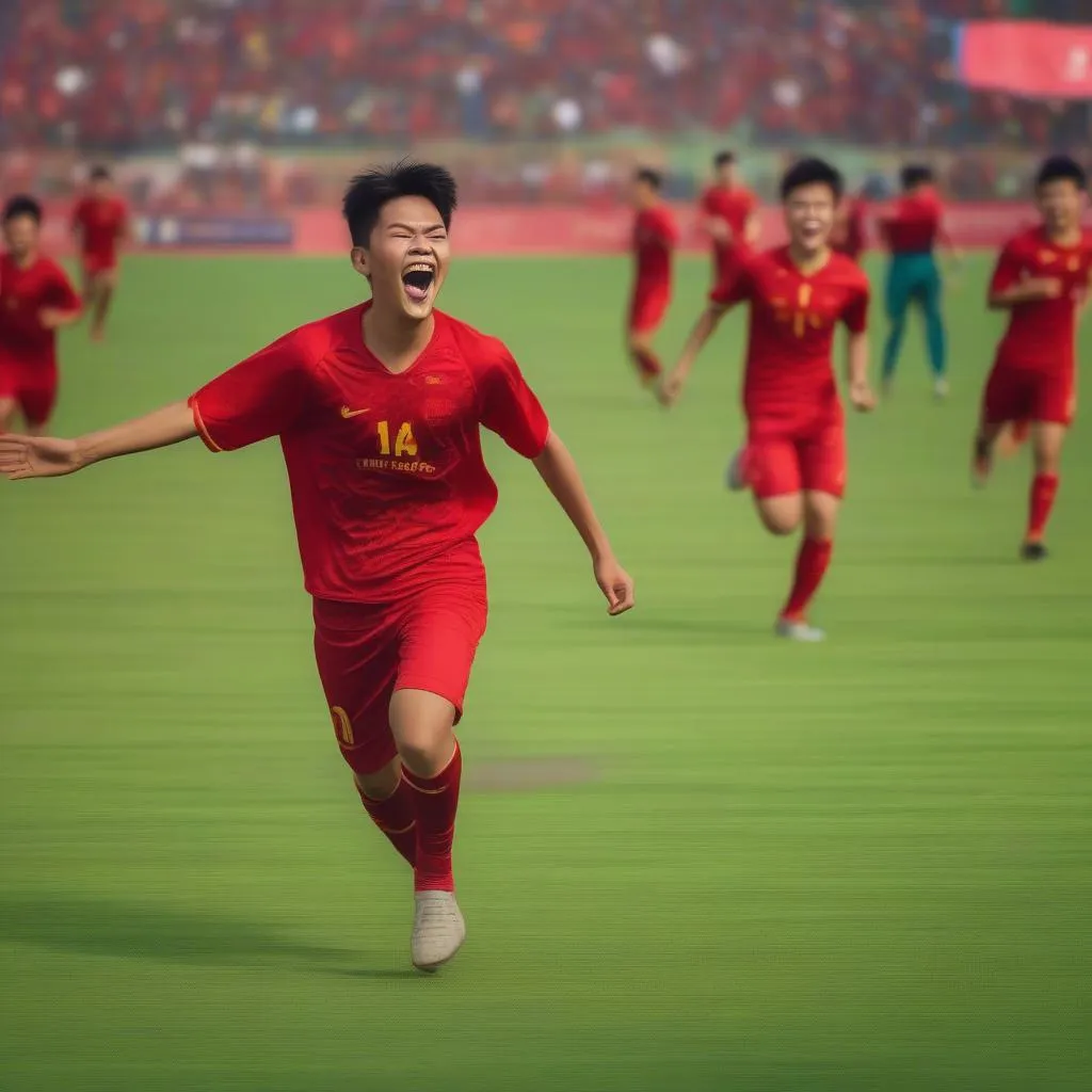 U20 Việt Nam vs Pháp - Bàn Thắng Đầu Tiên