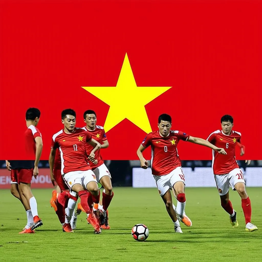 Đội tuyển U23 Việt Nam thi đấu