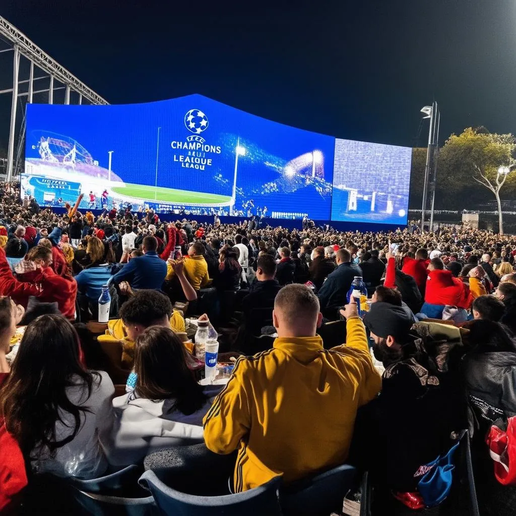 vé fanzone champions league