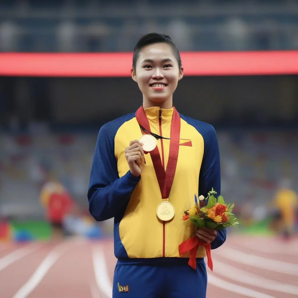 Vận động viên Việt Nam giành huy chương vàng SEA Games 30