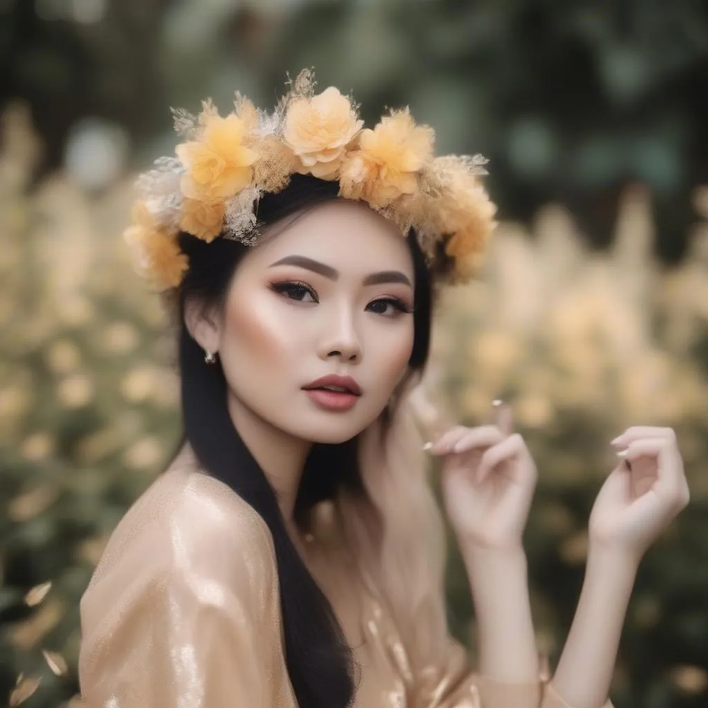 Hot girl Việt sử dụng Wet N Wild Megaglo Highlighting Powder Golden Flower Crown