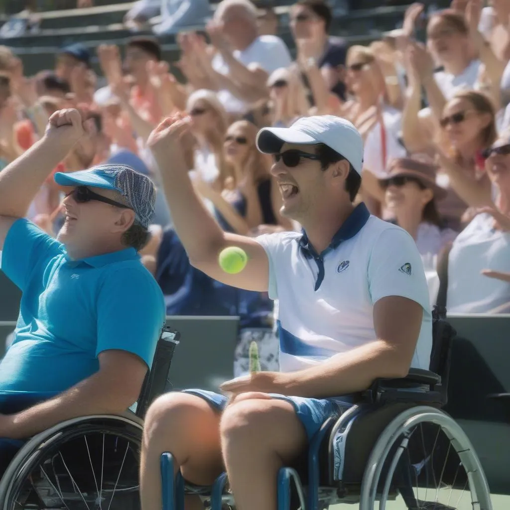 Cổ động viên Wheelchair Tennis