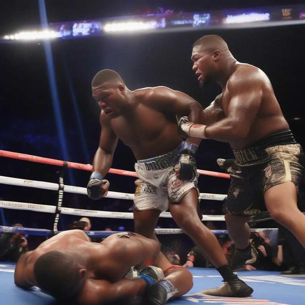 Khoảnh khắc hạ gục ấn tượng trong trận đấu Wilder vs Ortiz 2