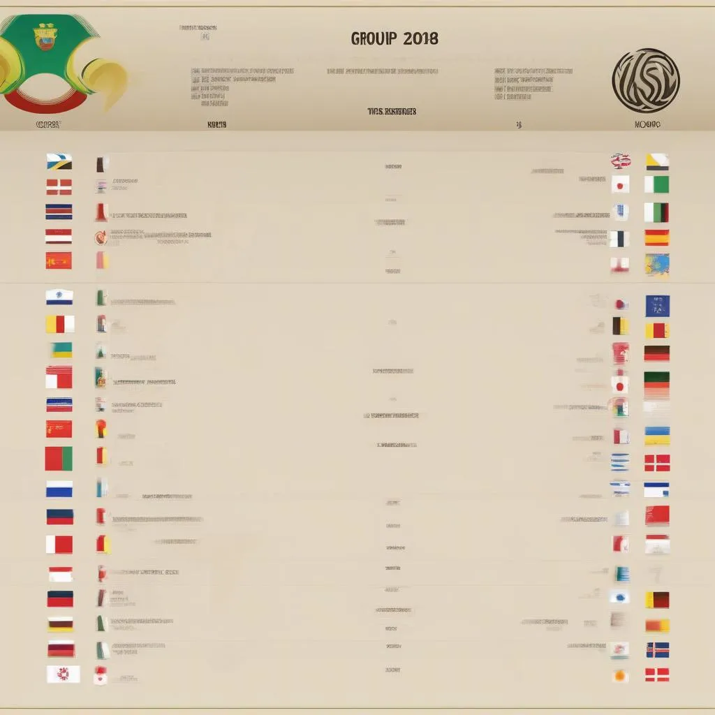 World Cup 2018 Group G