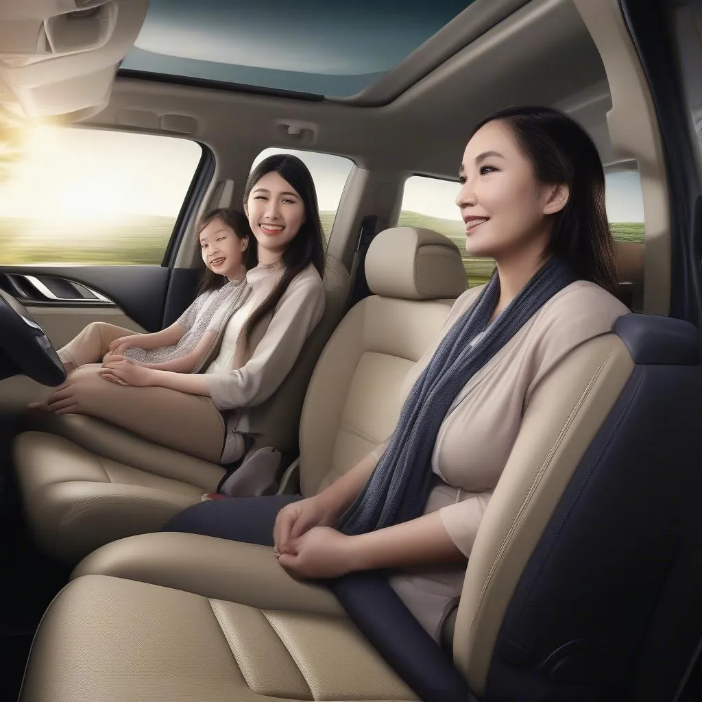 Nội thất rộng rãi của Mitsubishi Xpander 2019