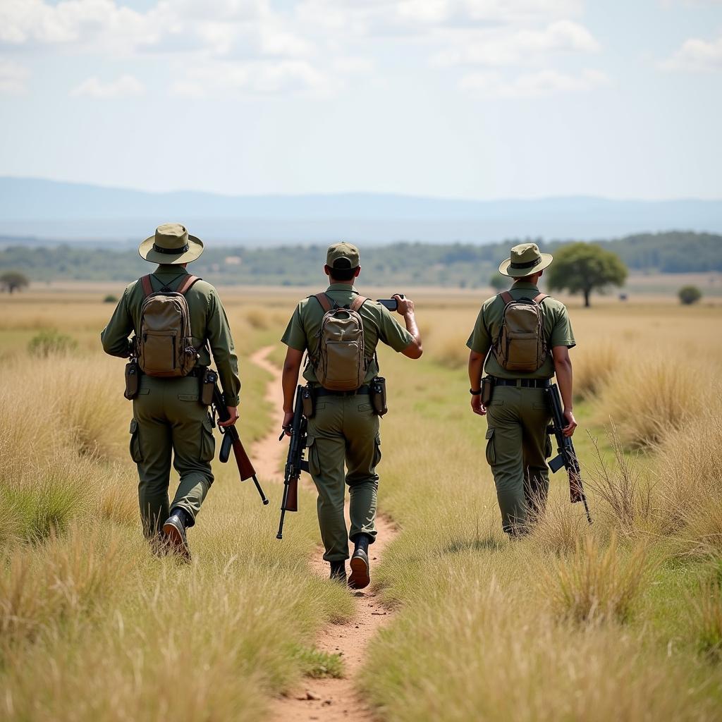 Anti-Poaching Patrol in Action