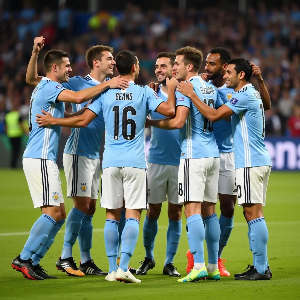 Argentina's Goal Celebration