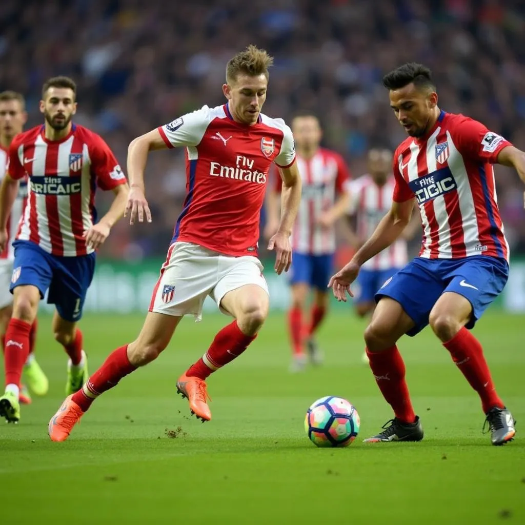 Arsenal vs Atletico 2015 Champions League Quarter-Final Highlights