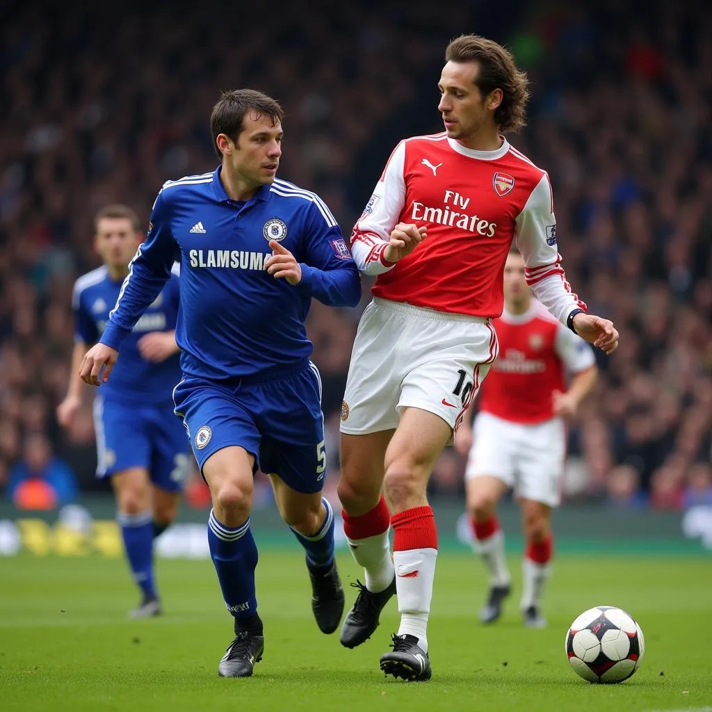 Trận đấu "kinh điển" năm 2004 giữa Arsenal và Chelsea