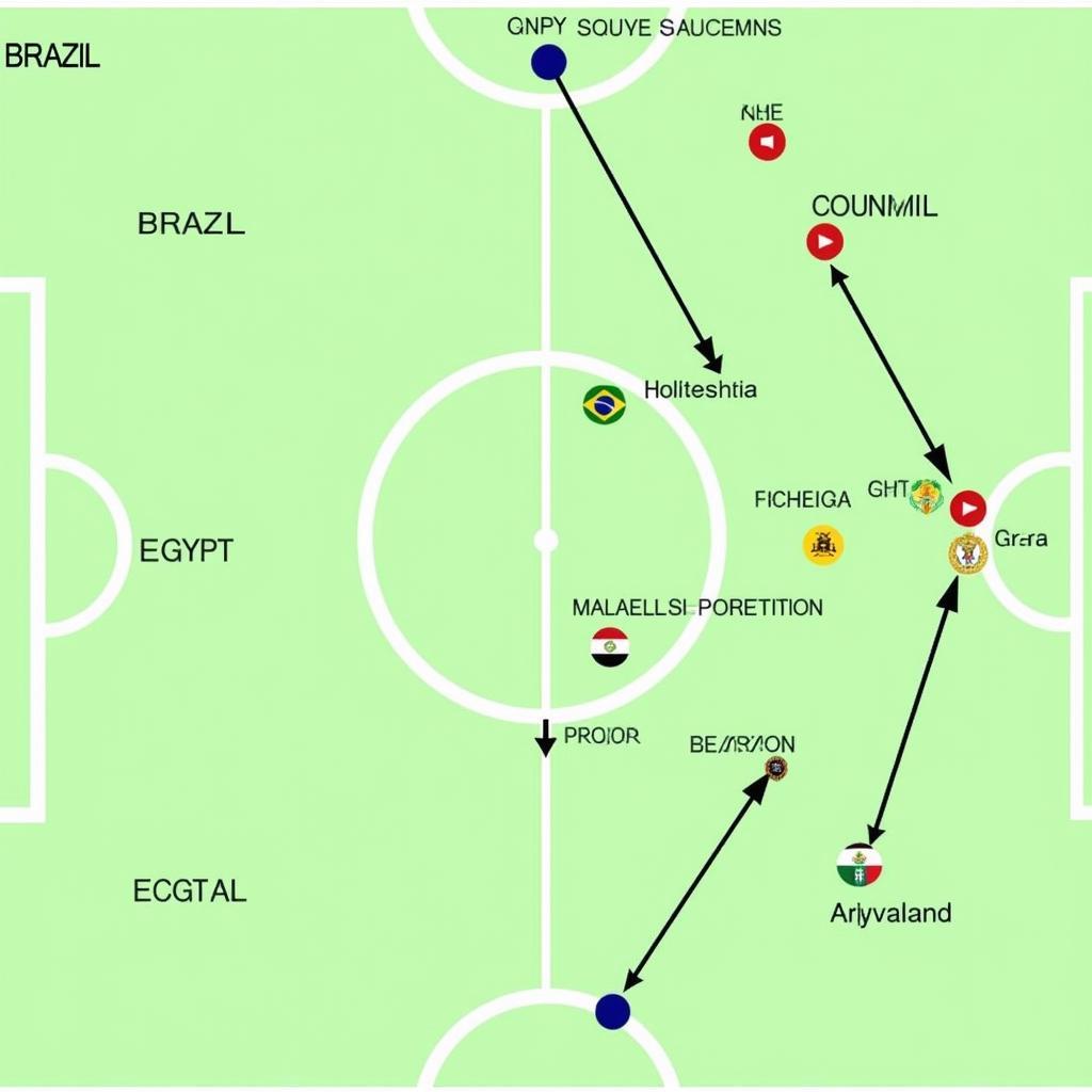 Brazil vs Ai Cập: Chiến thuật