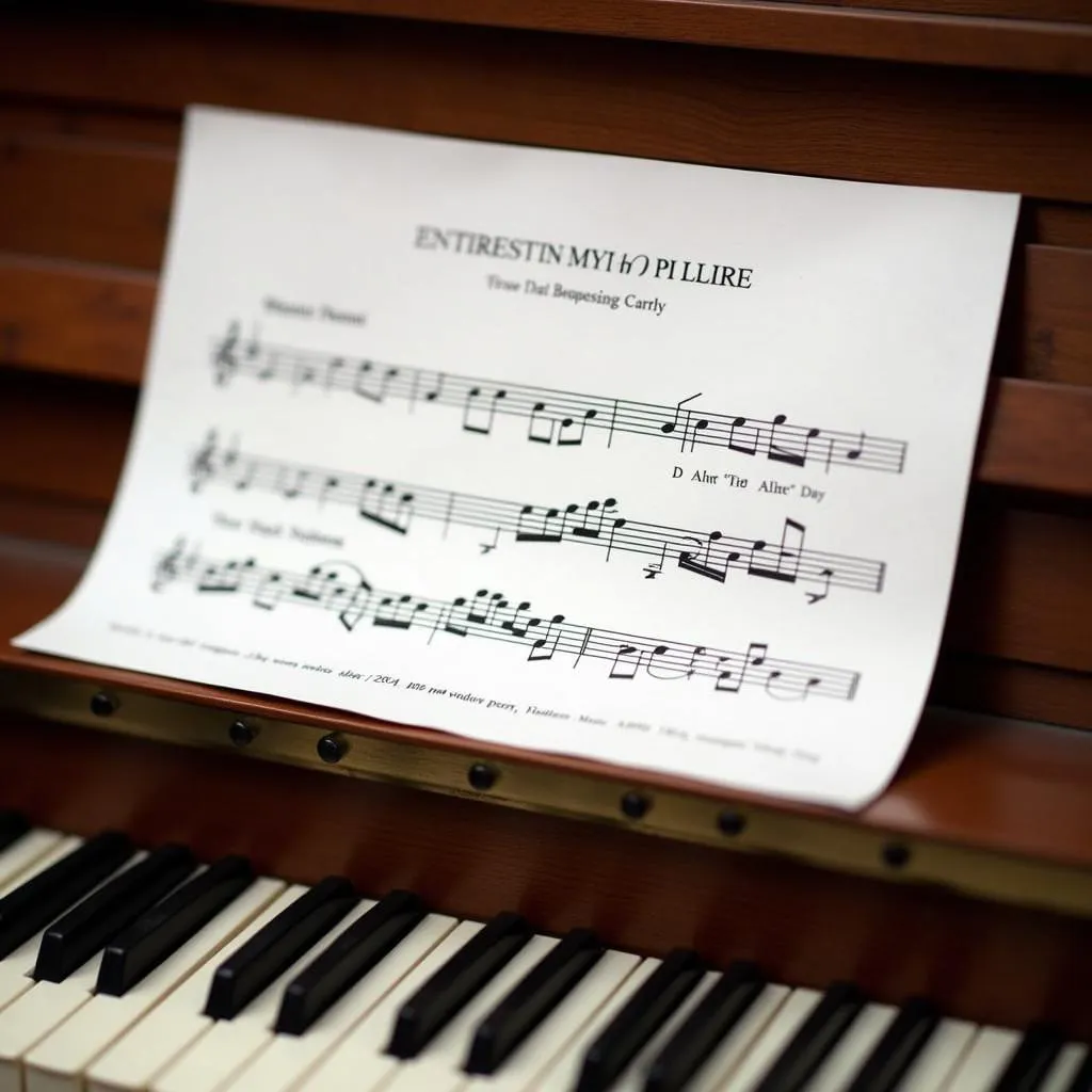 BTS Highlight Reel Piano Sheet