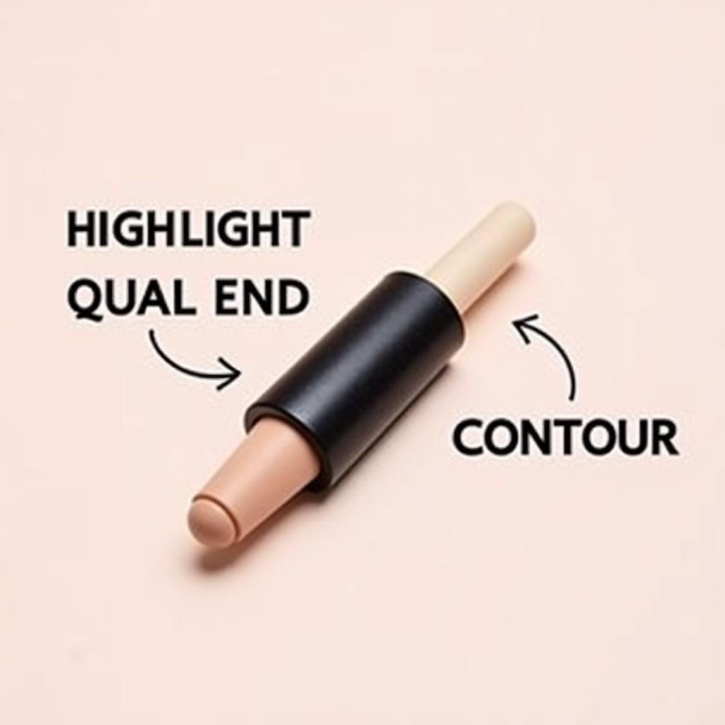 Thiết kế 2 đầu bút tạo khối W7 Highlight & Contour Stick