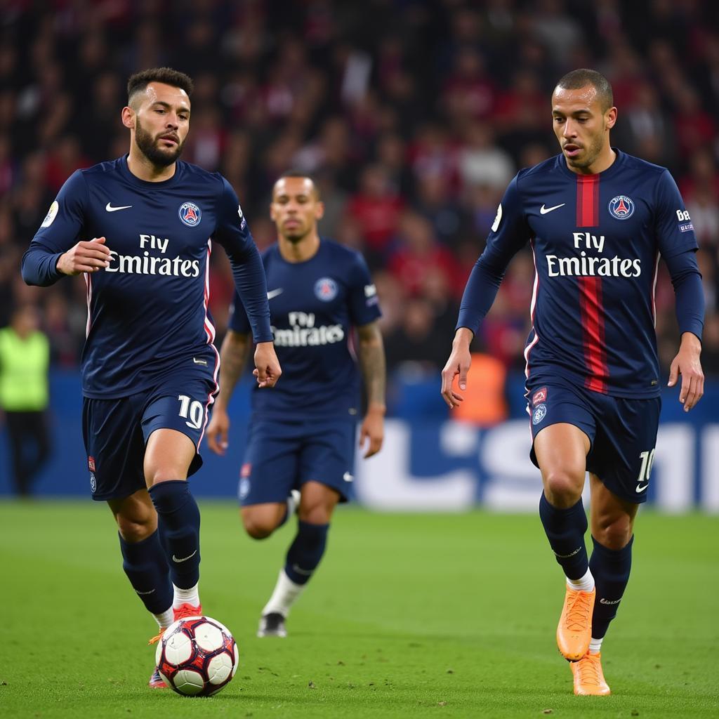 Các cầu thủ PSG mặc áo đấu 2019 2020