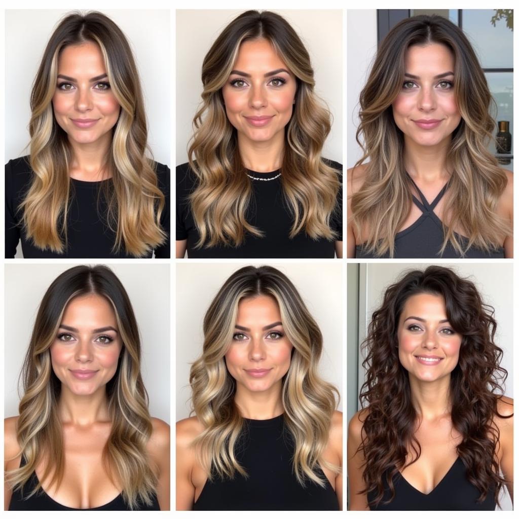 Popular Hair End Highlighting Styles