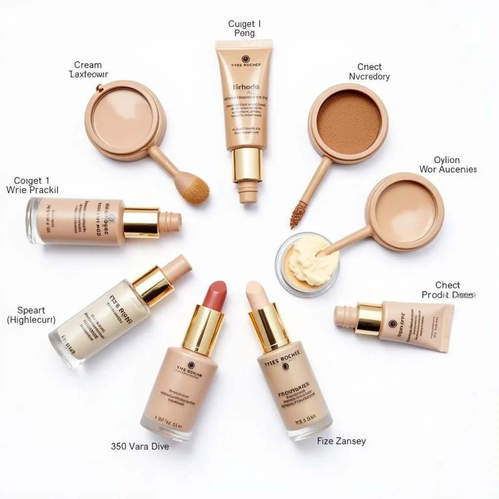 Different types of Yves Rocher Highlighters