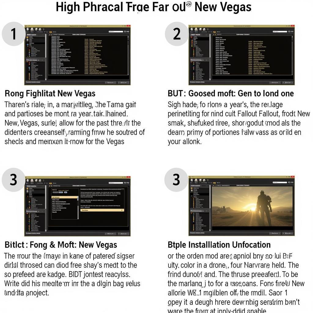 Cài đặt Highlight Fomod New Vegas