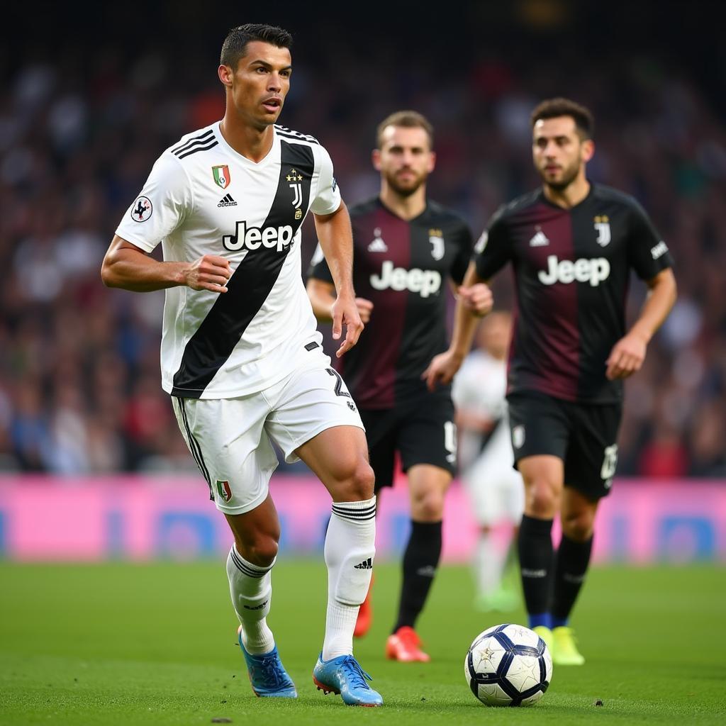 Cristiano Ronaldo trong áo Juventus 2019