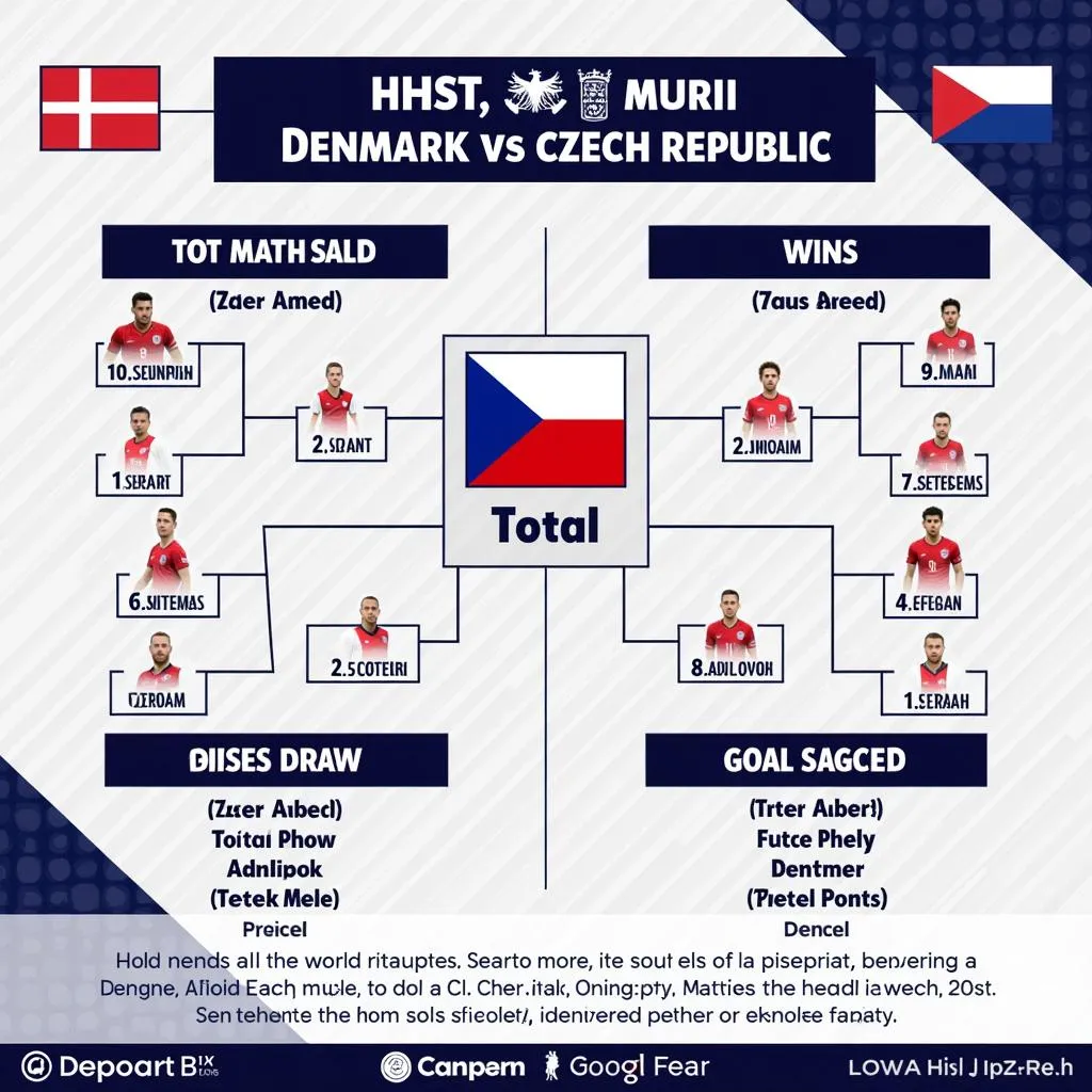 Đan Mạch vs CH Séc: Đối đầu