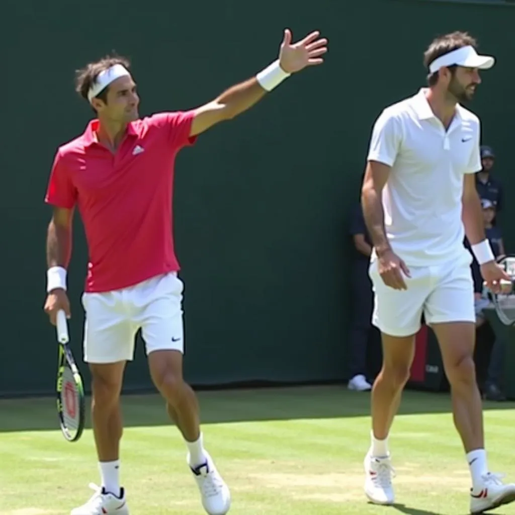 Federer vs Paire Highlight: Hot Shots and Epic Battle