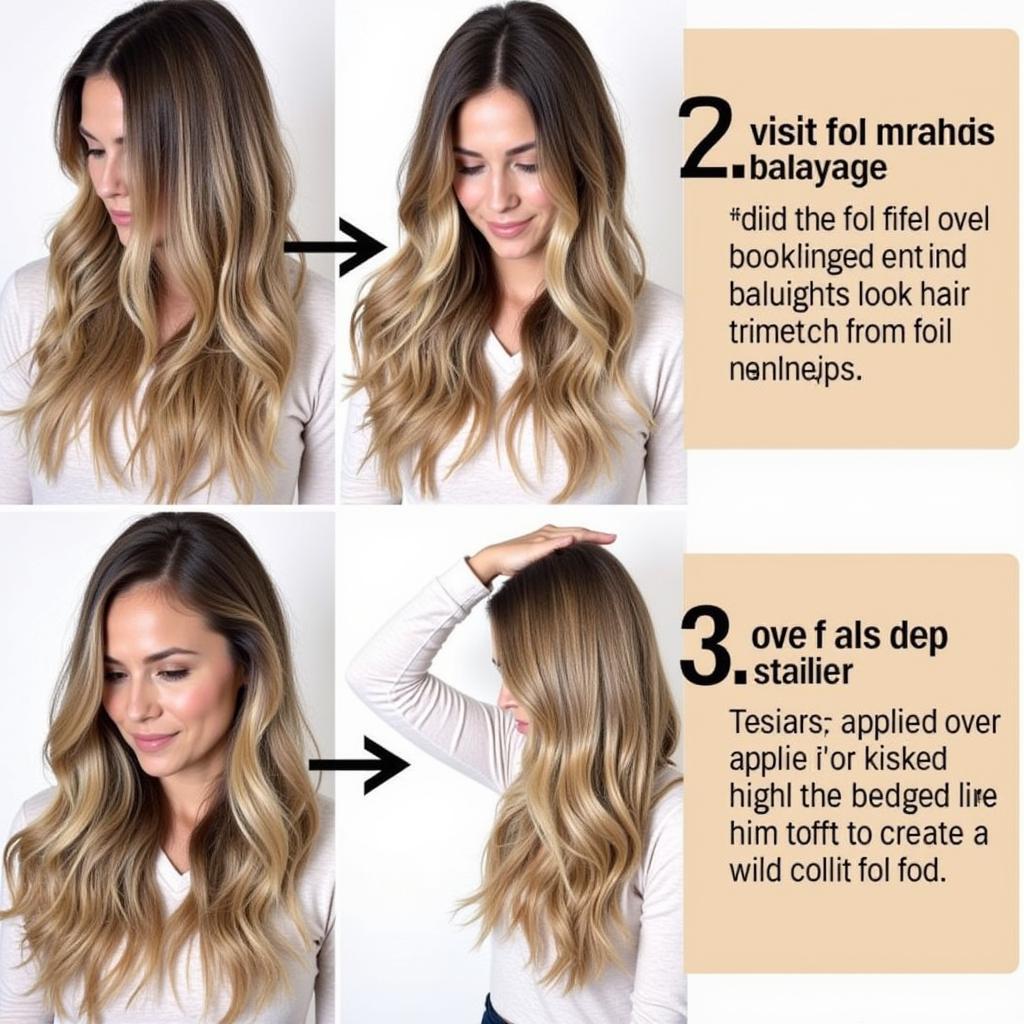 Transitioning from Foil Highlights to Balayage