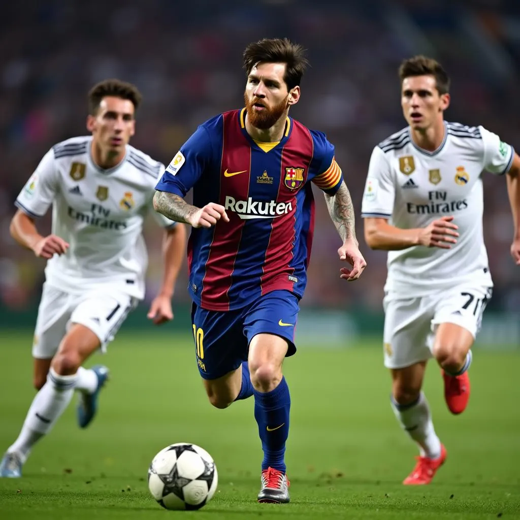 Lionel Messi's Solo Goal Against Real Madrid