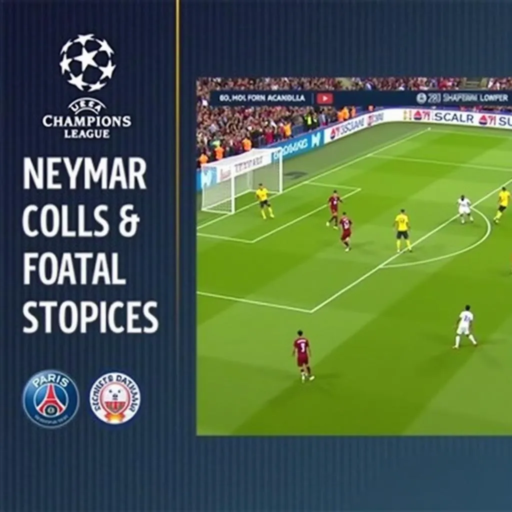 Neymar's Goal vs PSG in the 2016/2017 Champions League