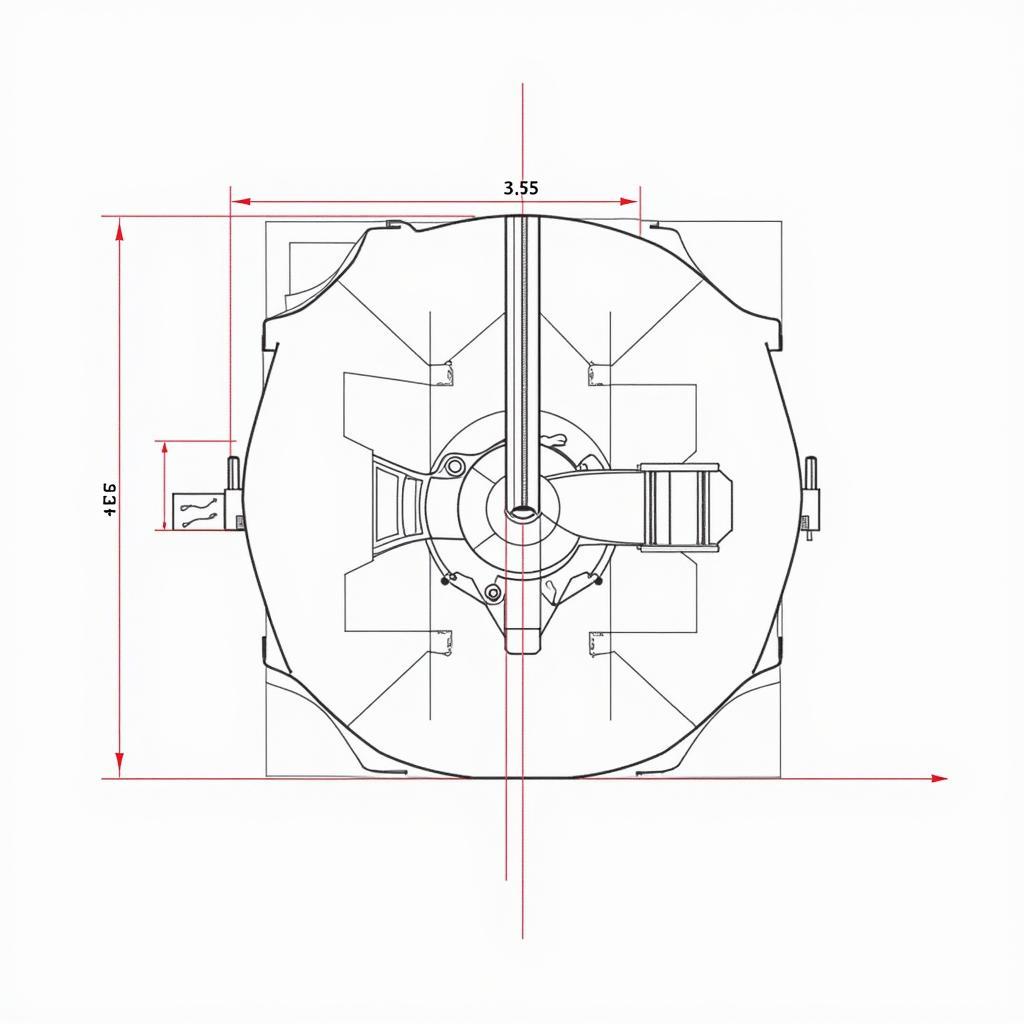 Ví dụ highlight nét vẽ trong CAD