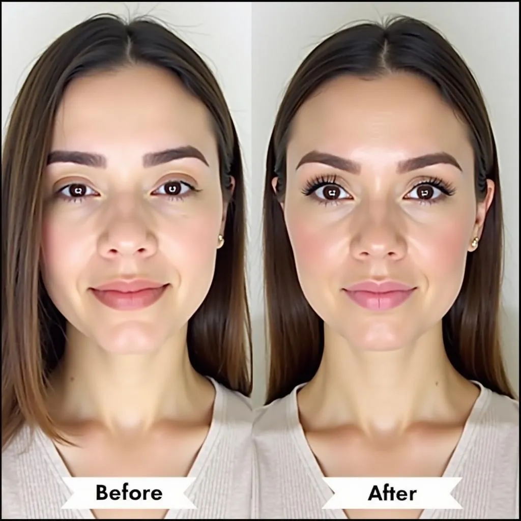 Highlight và contour khuôn mặt