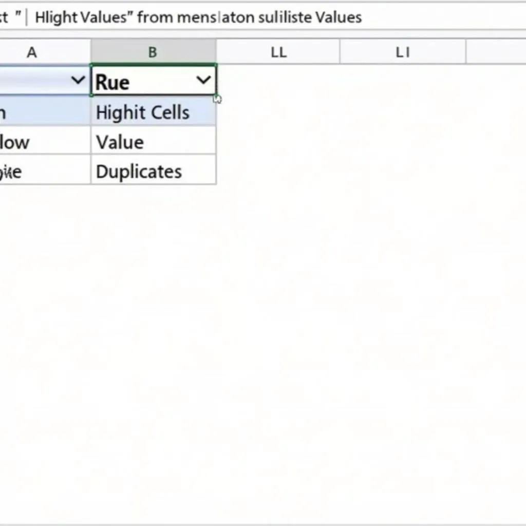 Cách Highlight Giá Trị Trùng Lặp Trong Excel