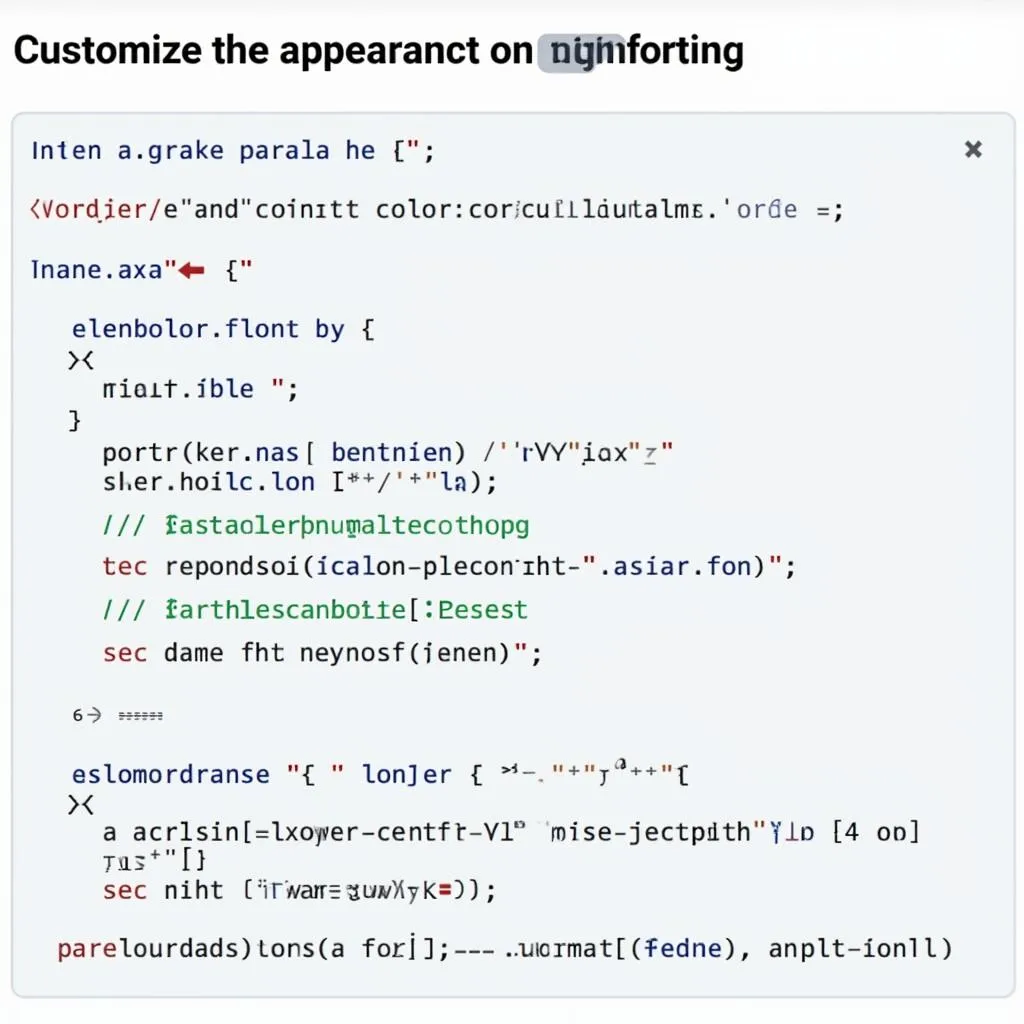 Tùy chỉnh highlight JSON