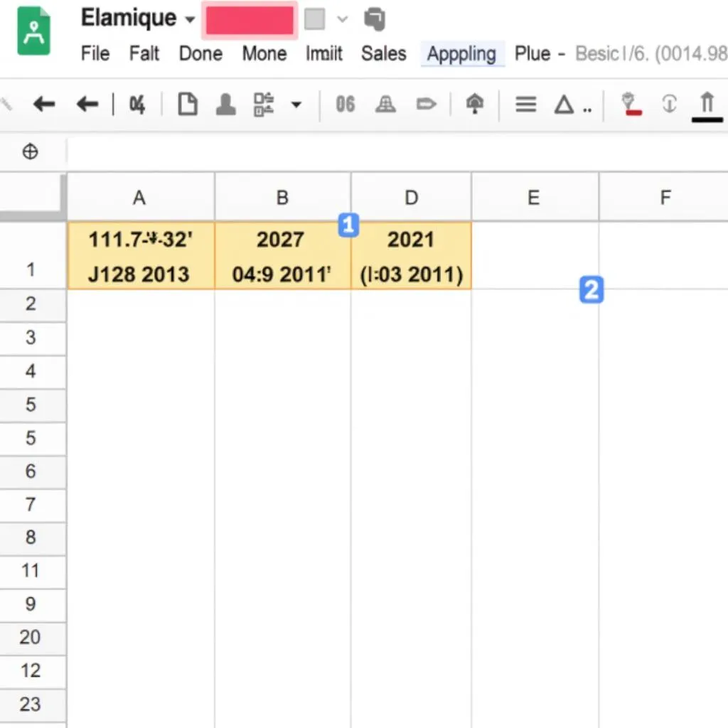 Làm nổi bật ngày tháng trong Google Sheets