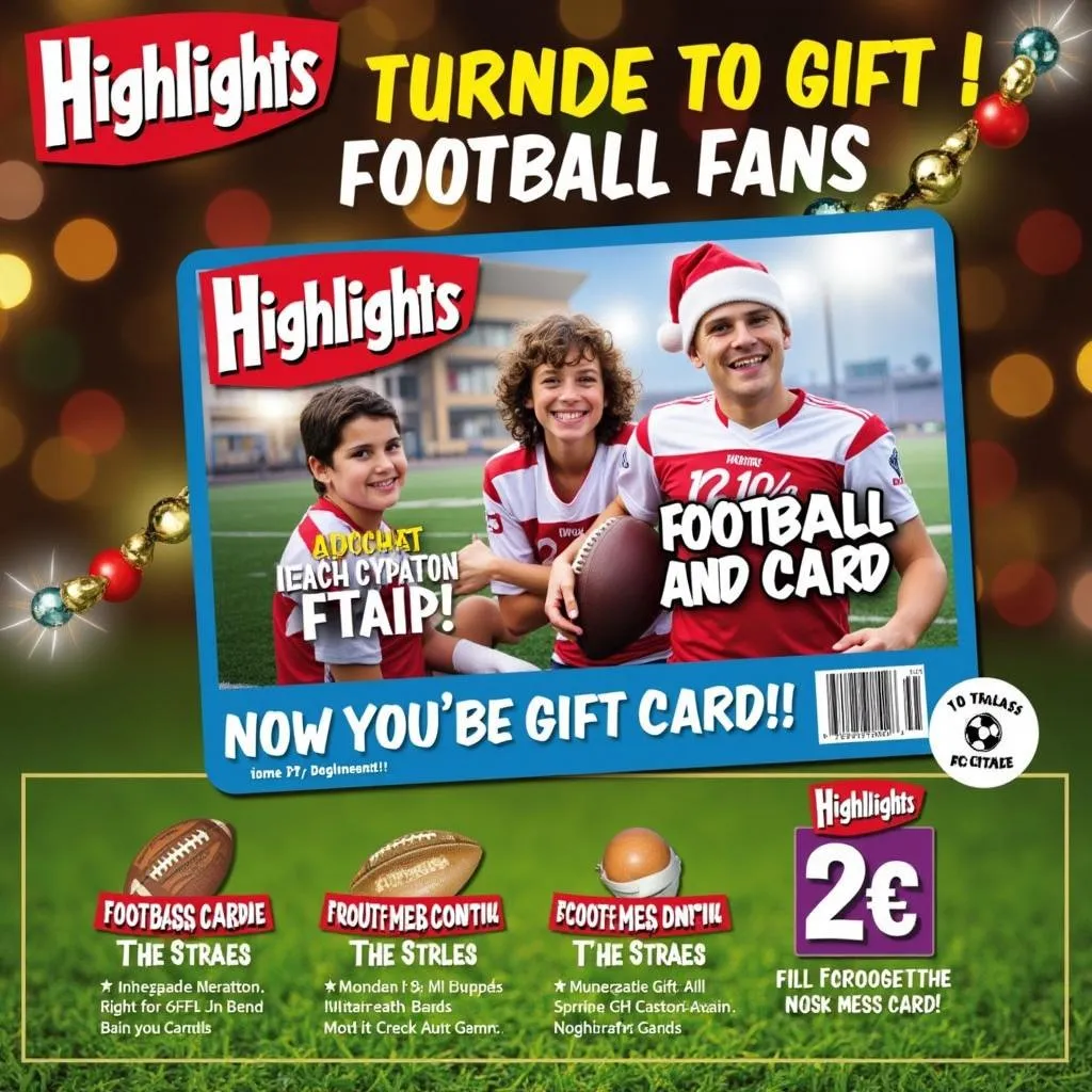 Highlights Magazine Gift Card: The Perfect Gift for Football Enthusiasts